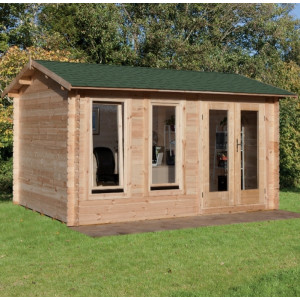 Chiltern 4m x 3m Double Glazed Log Cabin